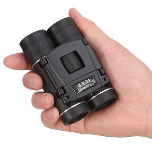 8x21 Compact Mini Binoculars | Lightweight Foldable Travel & Outdoor Viewer
